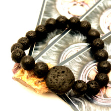 Load image into Gallery viewer, Lava Stone - Basalt Oil Diffuser Bracelet