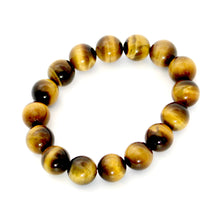 Load image into Gallery viewer, Tiger Eye Bracelet 12mm Beads